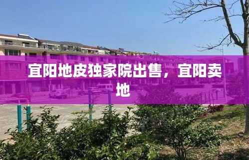 宜阳地皮独家院出售,宜阳卖地
