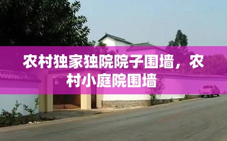 农村独家独院院子围墙,农村小庭院围墙