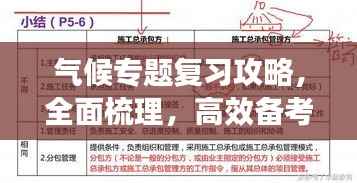 气候专题复习攻略,全面梳理,高效备考教学方案