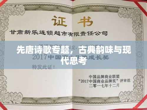 先唐诗歌专题,古典韵味与现代思考