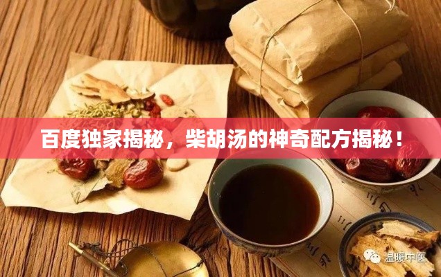 百度独家揭秘,柴胡汤的神奇配方揭秘!