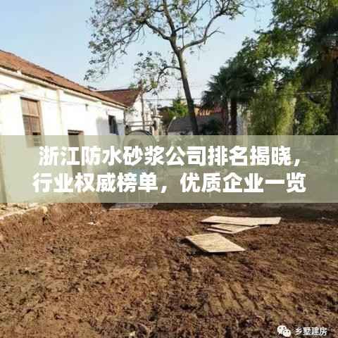 浙江防水砂浆公司排名揭晓，行业权威榜单，优质企业一览无余！