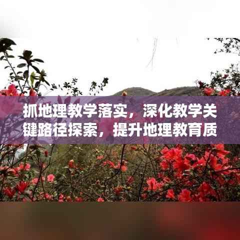 抓地理教学落实,深化教学关键路径探索,提升地理教育质量之道